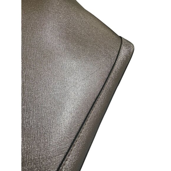 HENRI BENDEL Rose Gold Saffiano Leather Large Satchel Crossbody Bag - Picture 12 of 13